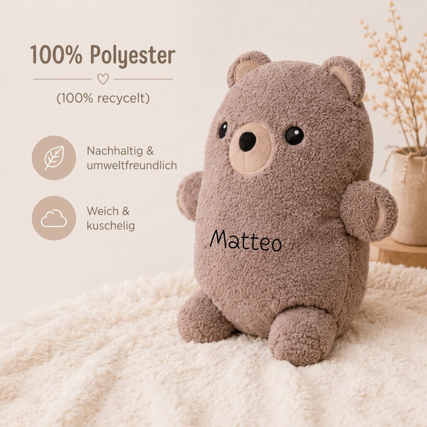 IKEA Kuscheltier personalisiert - Bär - wunderwunsch