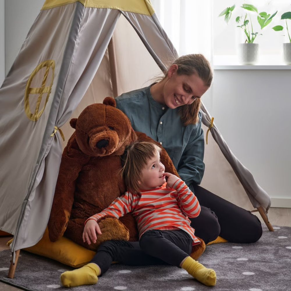IKEA Kuscheltier personalisiert - Braunbär - wunderwunsch