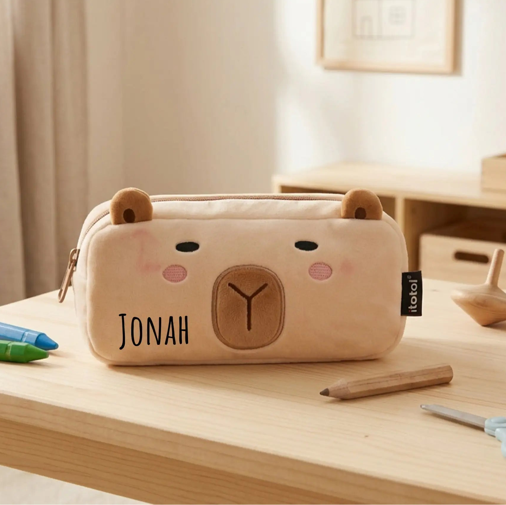 iTotal Federmäppchen Capybara personalisierbar - wunderwunsch