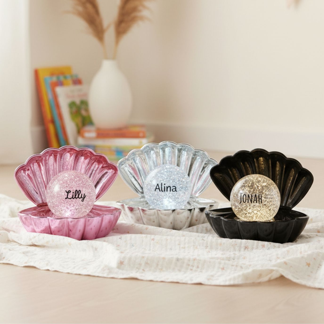 iTotal Muschellampe personalisierbar - wunderwunsch