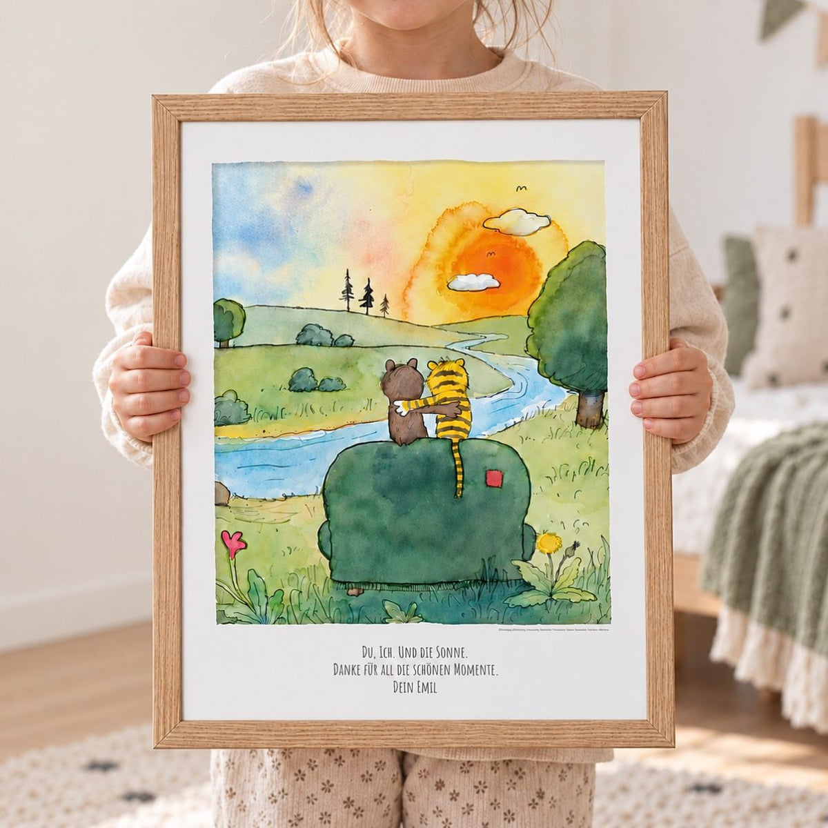 JANOSCH Poster - Sonnenuntergang - wunderwunsch