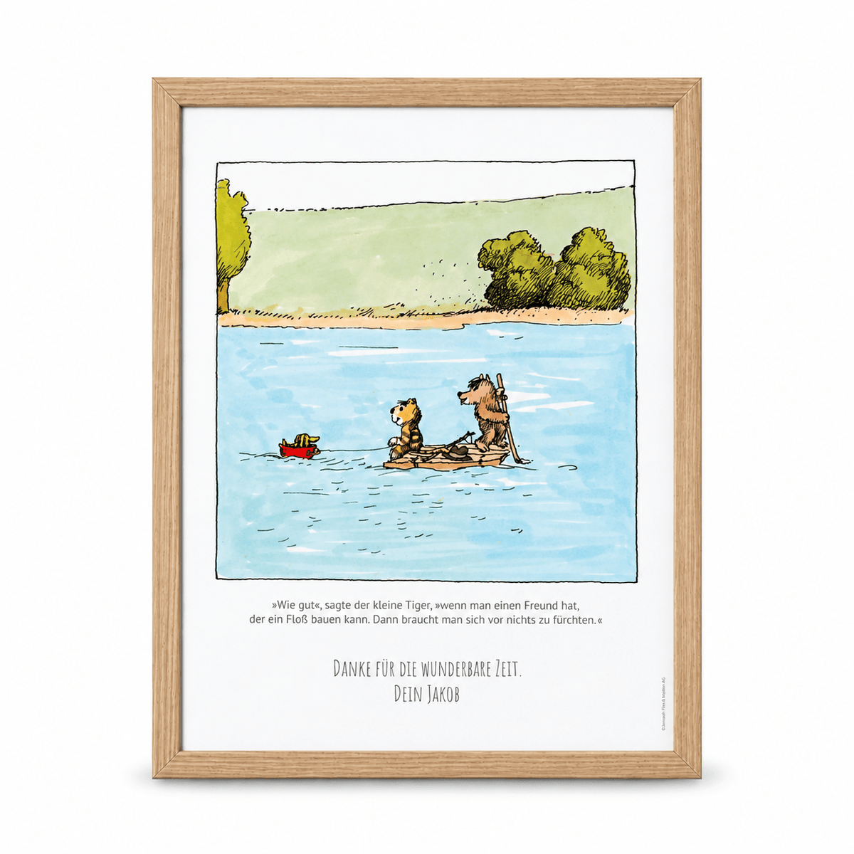 JANOSCH Poster - Unser Urlaub - wunderwunsch