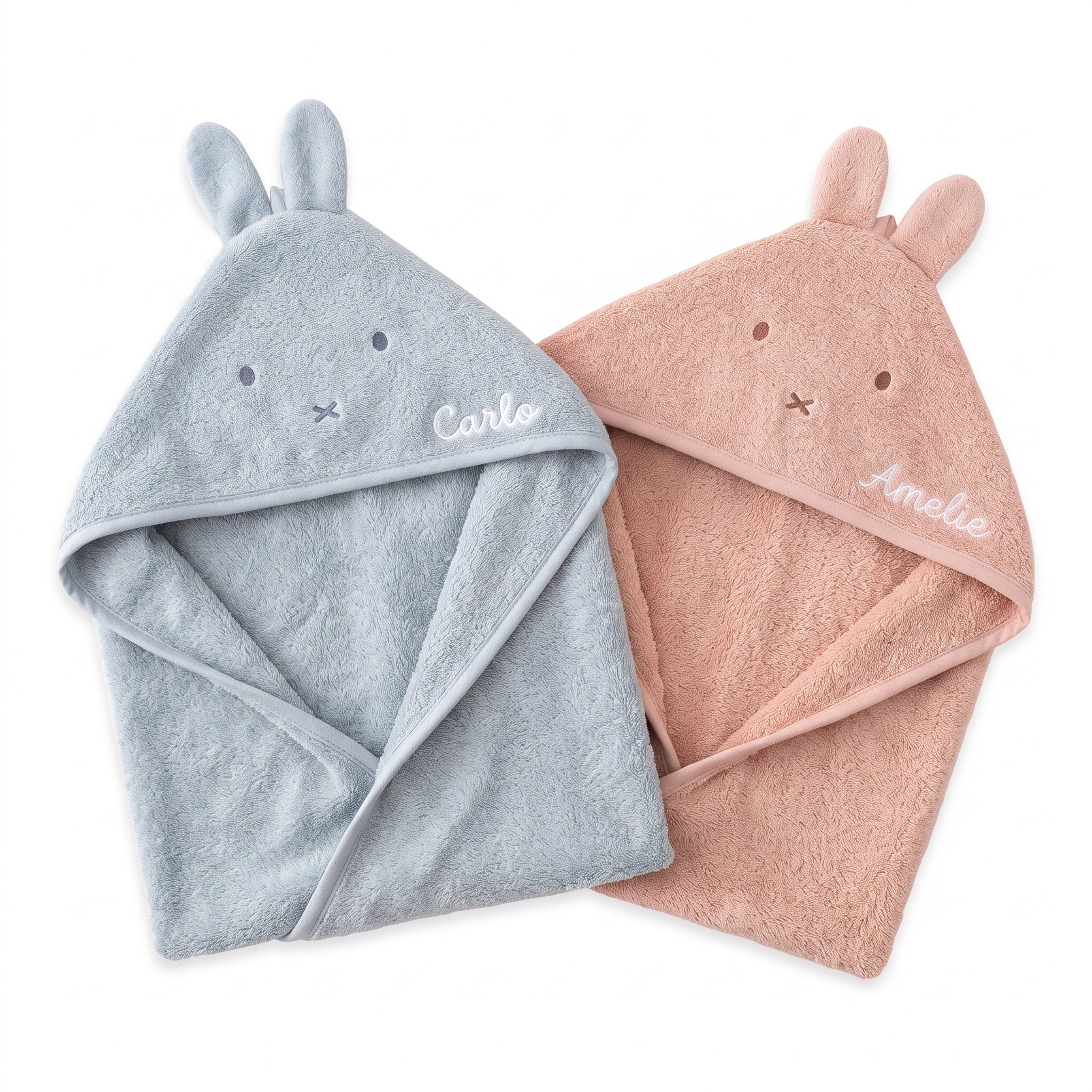 JOLLEIN Baby Kapuzenhandtuch Frottee personalisiert - Miffy - wunderwunsch