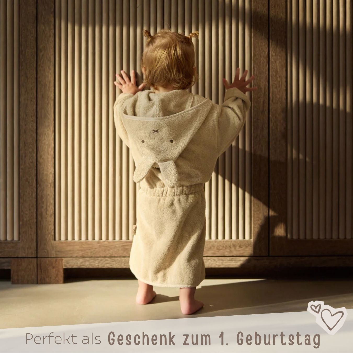 JOLLEIN Bademantel Miffy personalisierbar - wunderwunsch