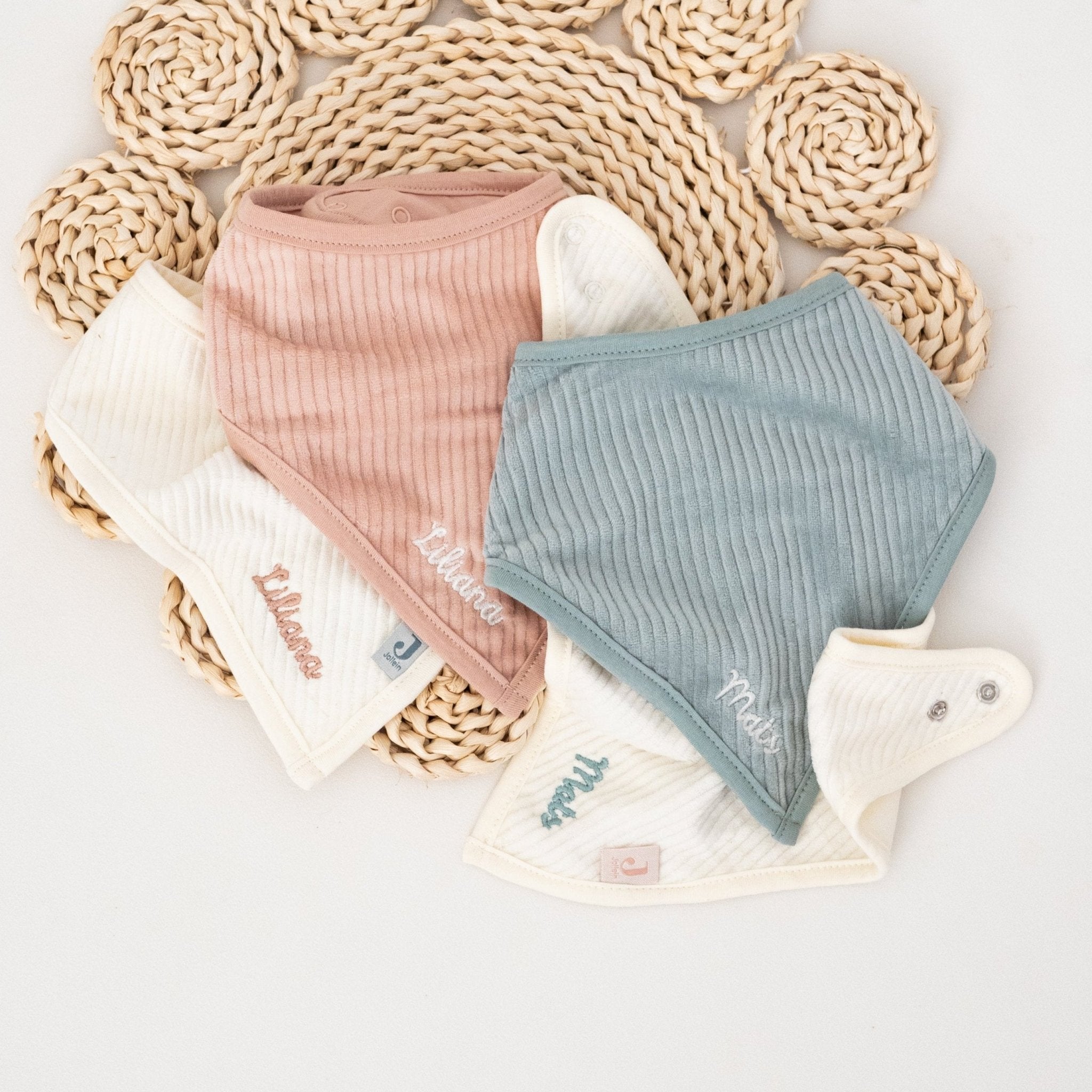 JOLLEIN Halstuch - Set personalisiert - Cord - wunderwunsch