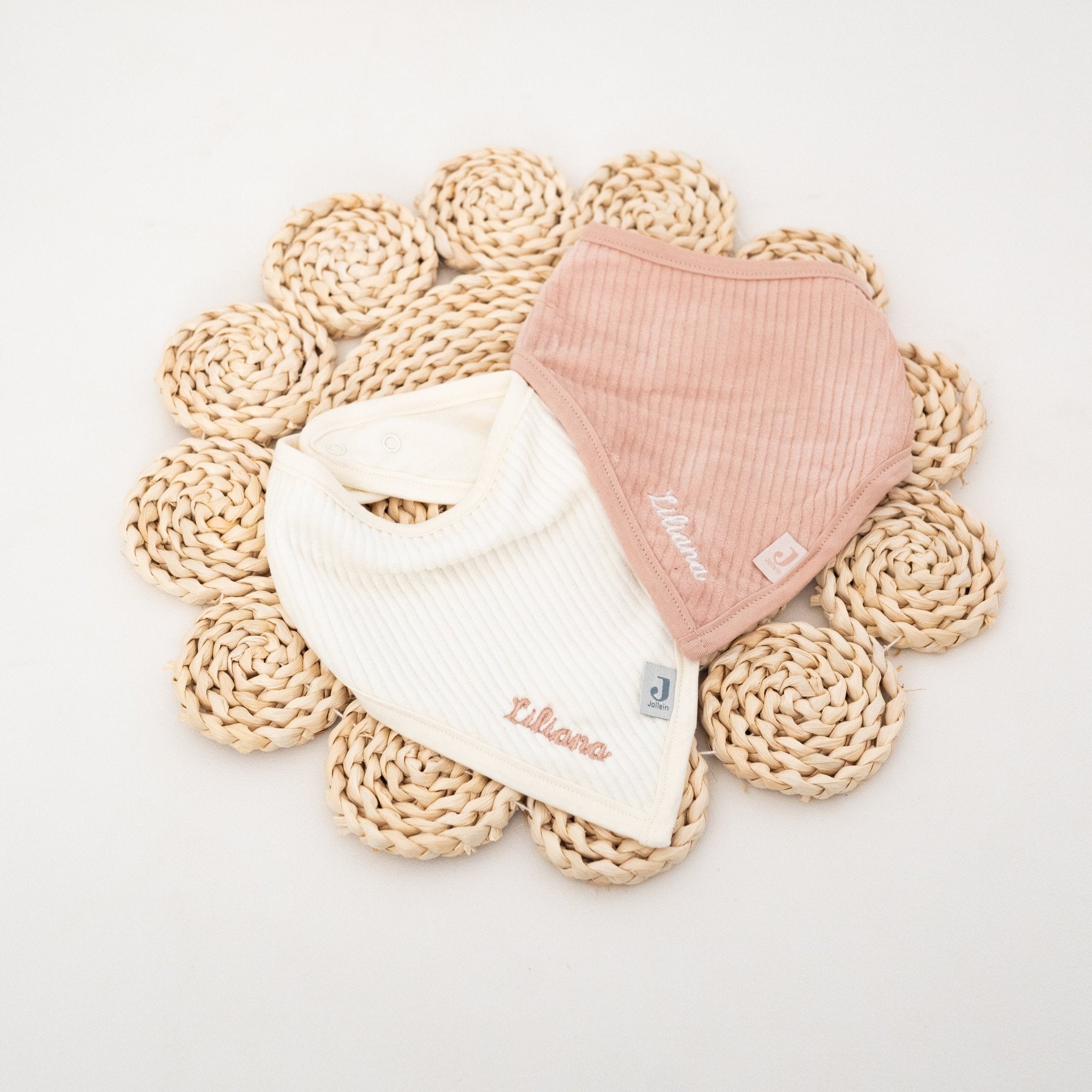 JOLLEIN Halstuch - Set personalisiert - Cord - wunderwunsch