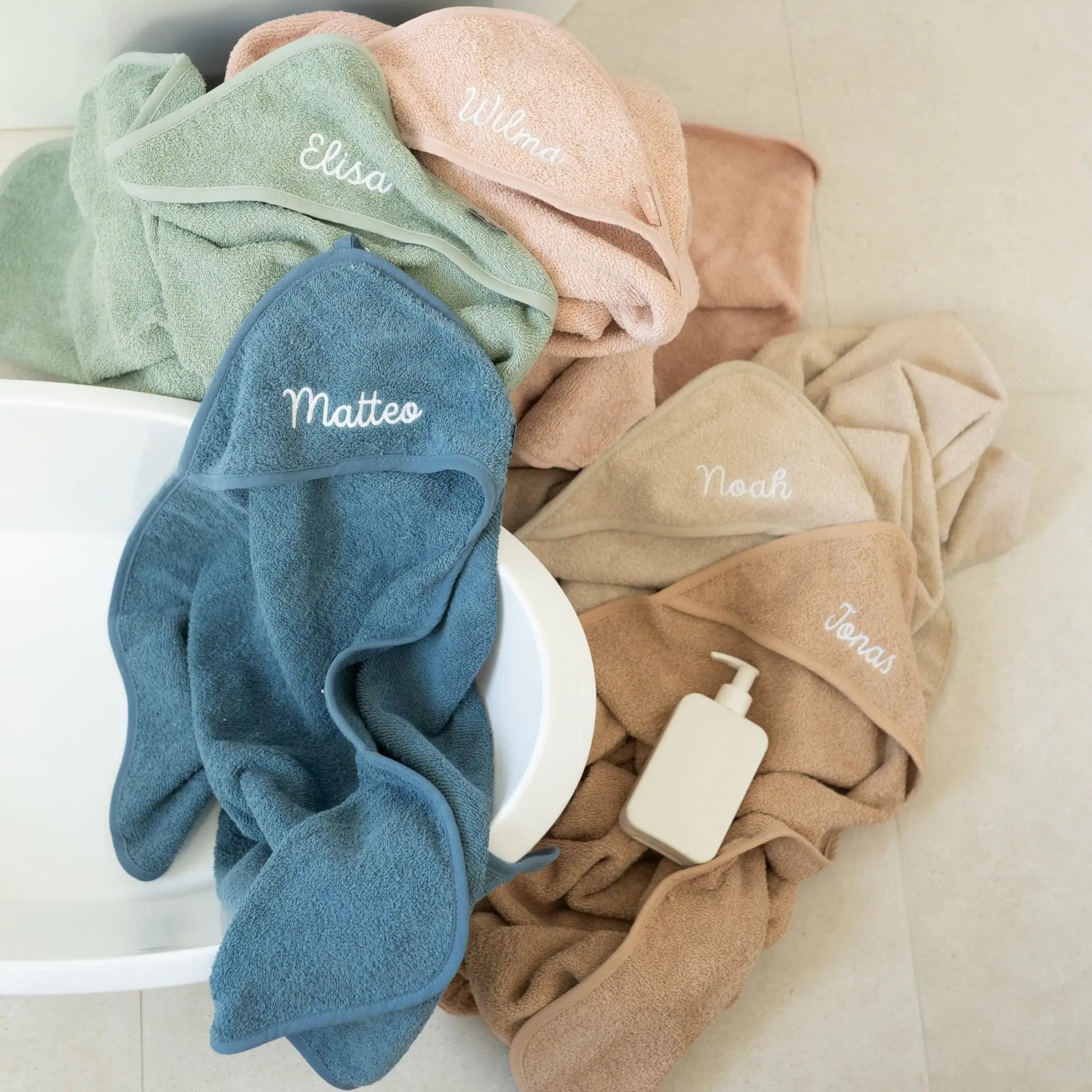 JOLLEIN Kapuzenhandtuch Frottee - wunderwunsch