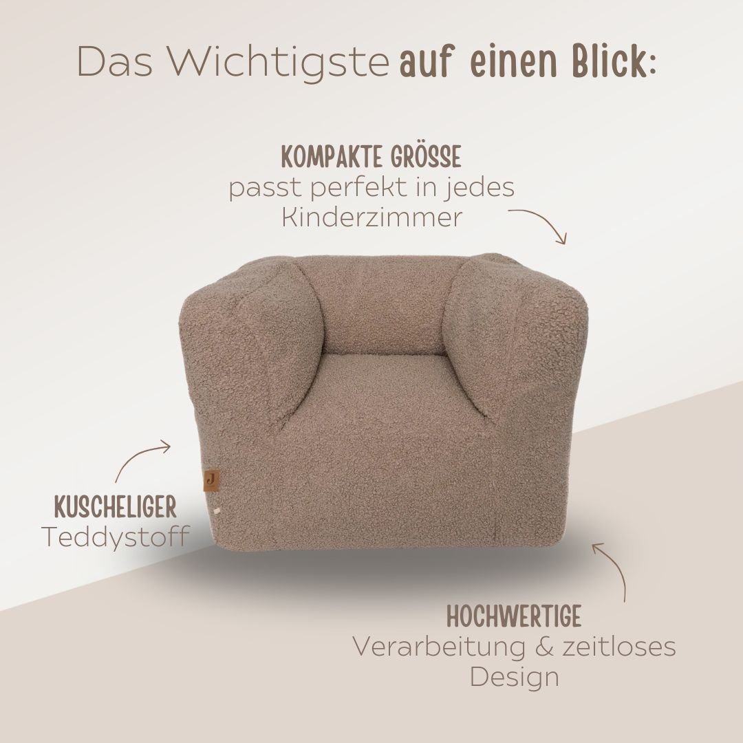 JOLLEIN Kindersessel Plüsch personalisierbar - wunderwunsch