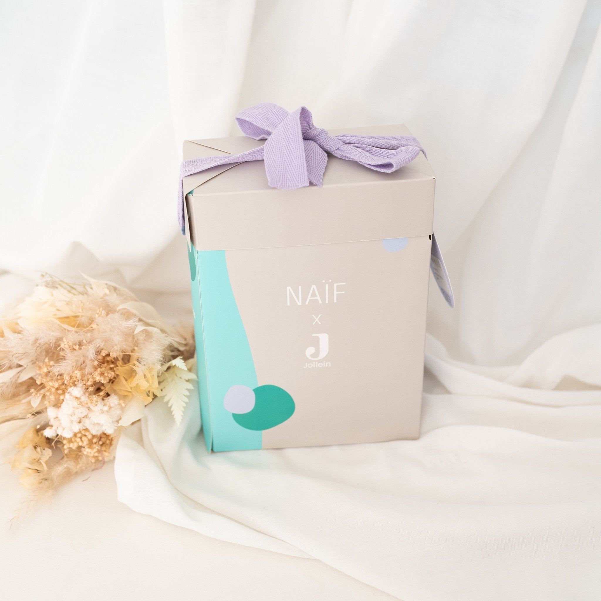 JOLLEIN Kleines Geschenkset - Jollein x Naïf "Time Together" - wunderwunsch