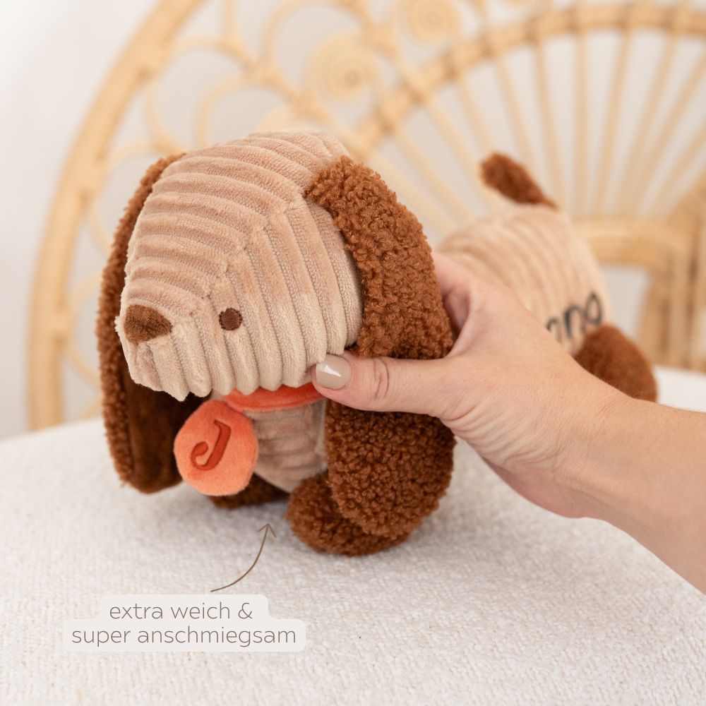 JOLLEIN Kuscheltier Dackel personalisierbar - wunderwunsch