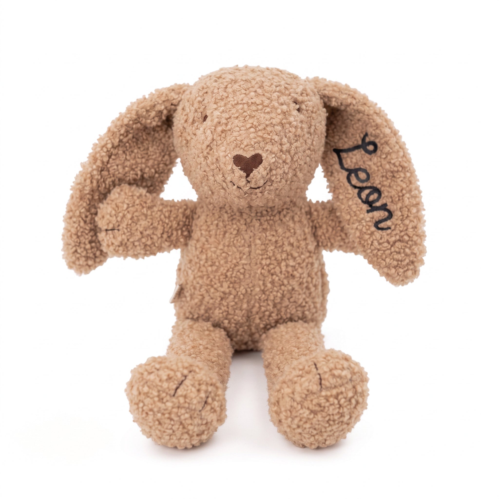 JOLLEIN Kuscheltier Hase Bouclé biscuit - wunderwunsch