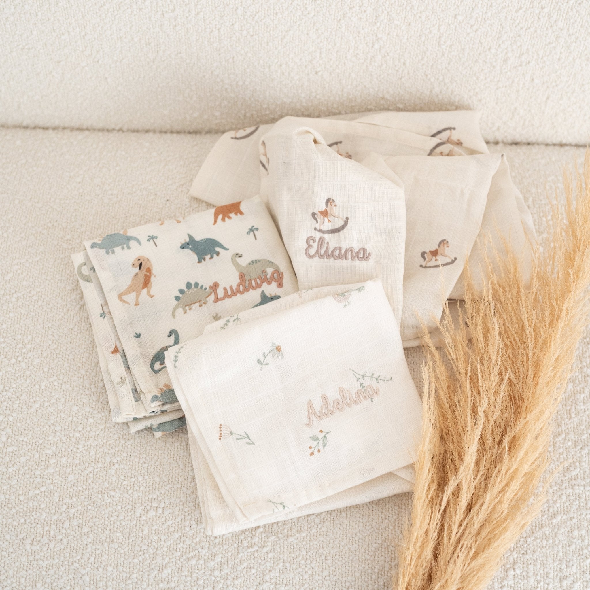 JOLLEIN Mulltuch personalisiert - wunderwunsch