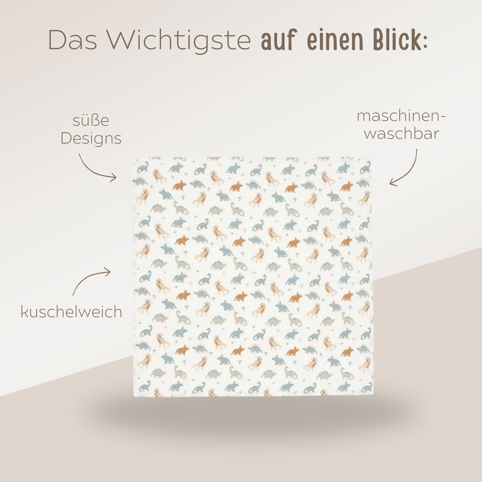 JOLLEIN Mulltuch personalisiert - wunderwunsch