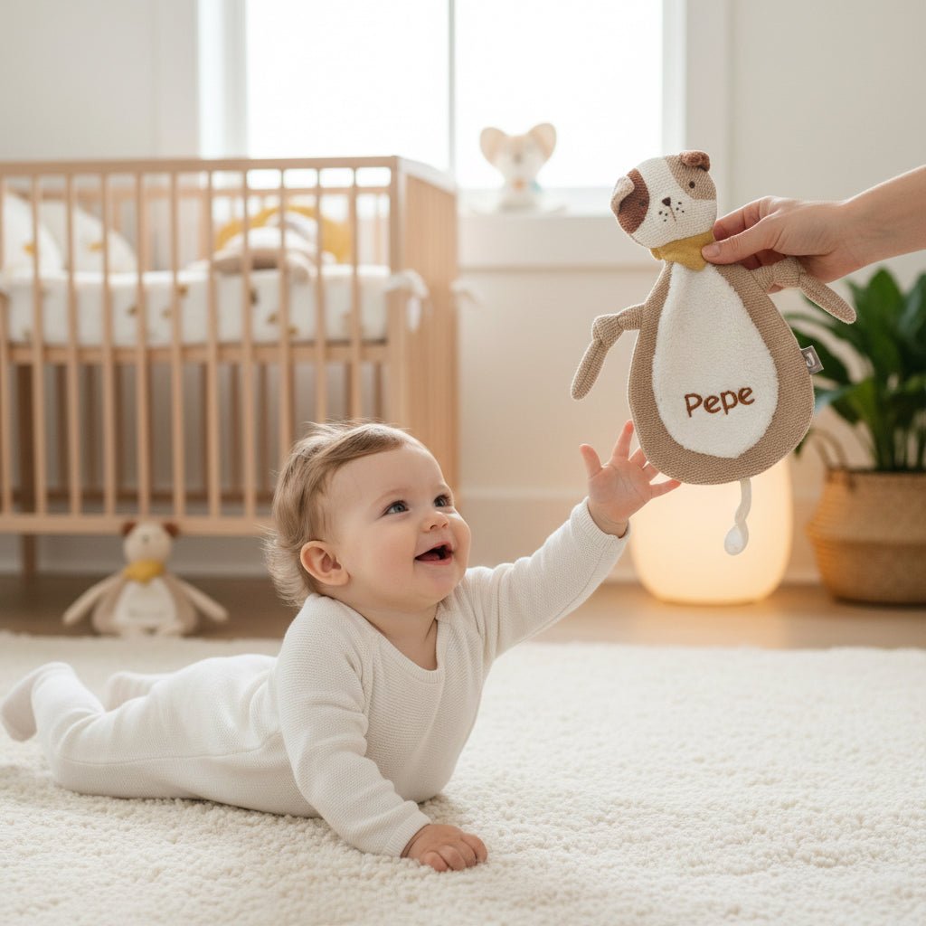 JOLLEIN Schmusetuch Katze oder Hund personalisierbar - wunderwunsch