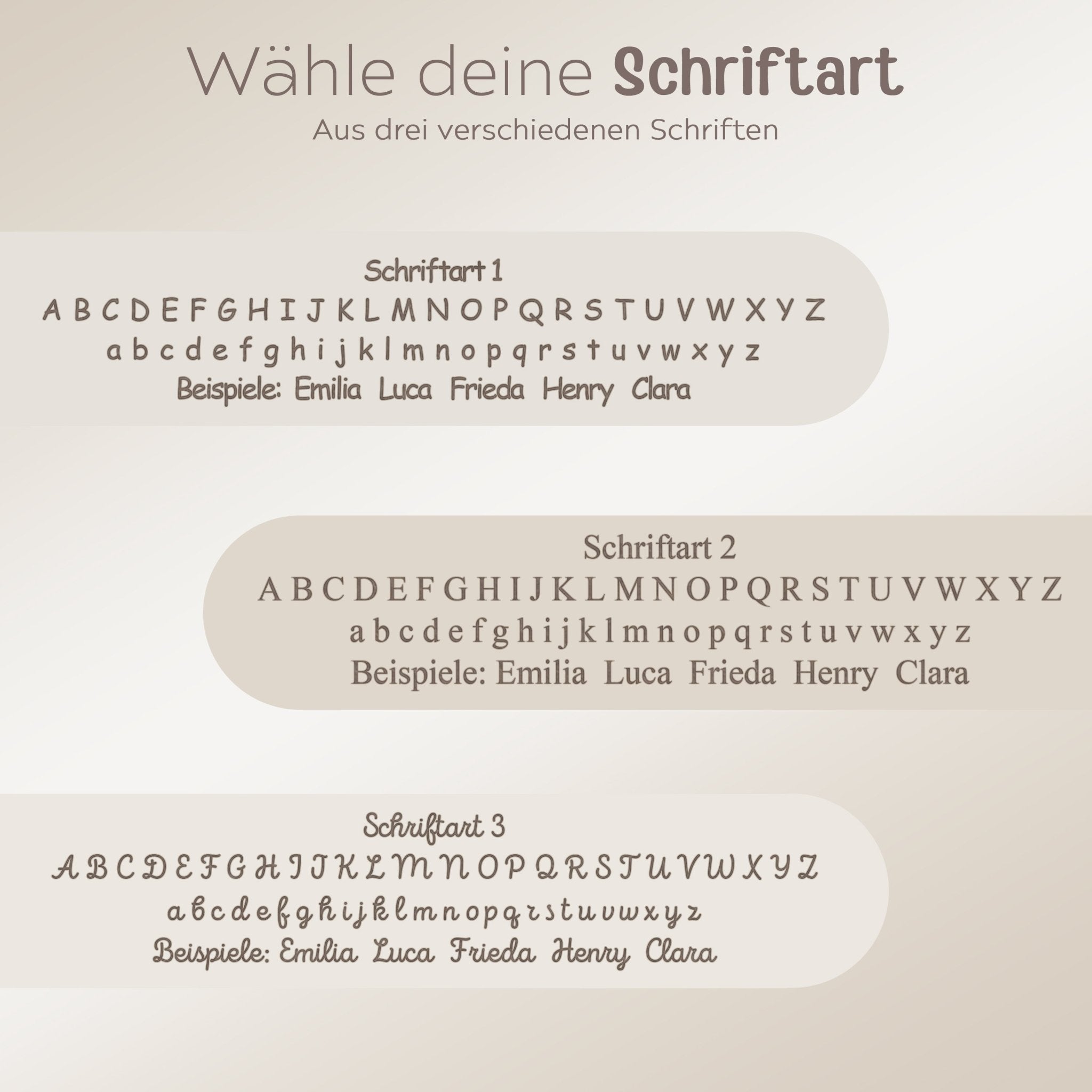 JOLLEIN Schmusetuch personalisiert - Bär, Giraffe, Löwe oder Fuchs - wunderwunsch