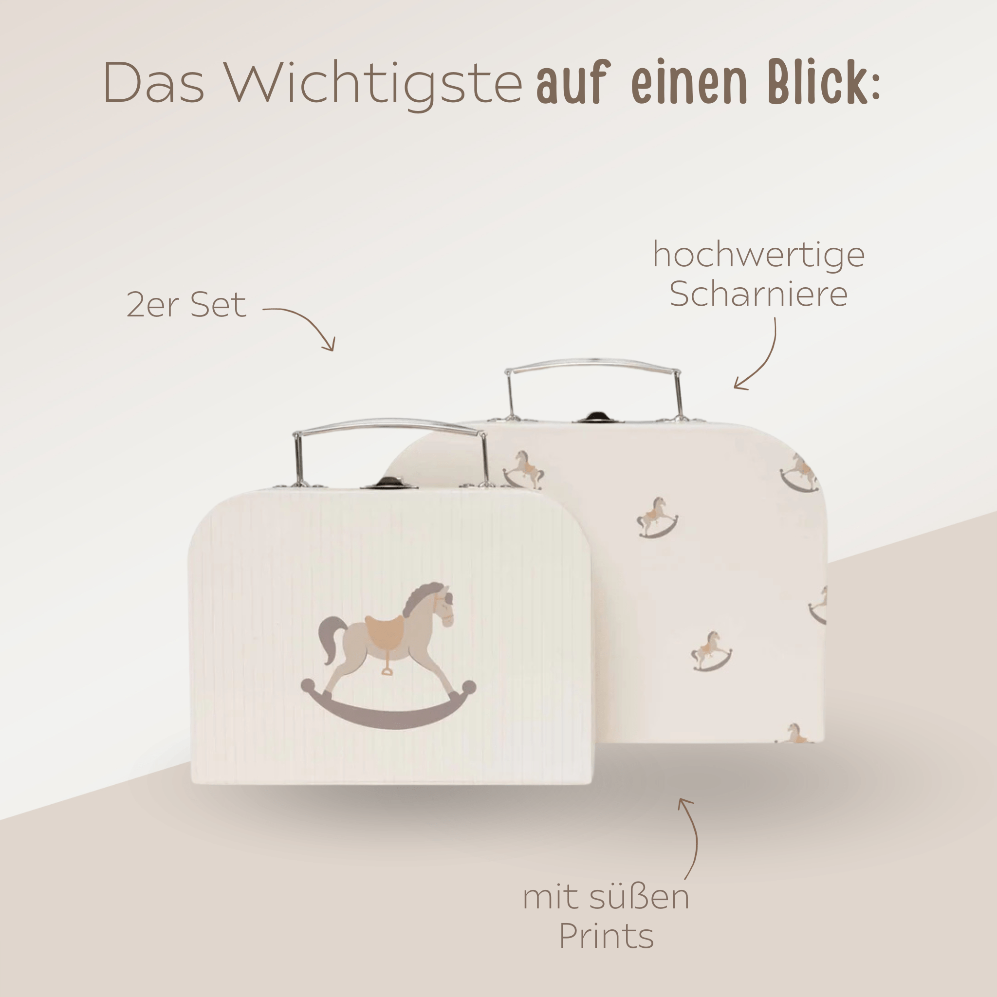 Jollein Spielzeugkoffer personalisiert - wunderwunsch