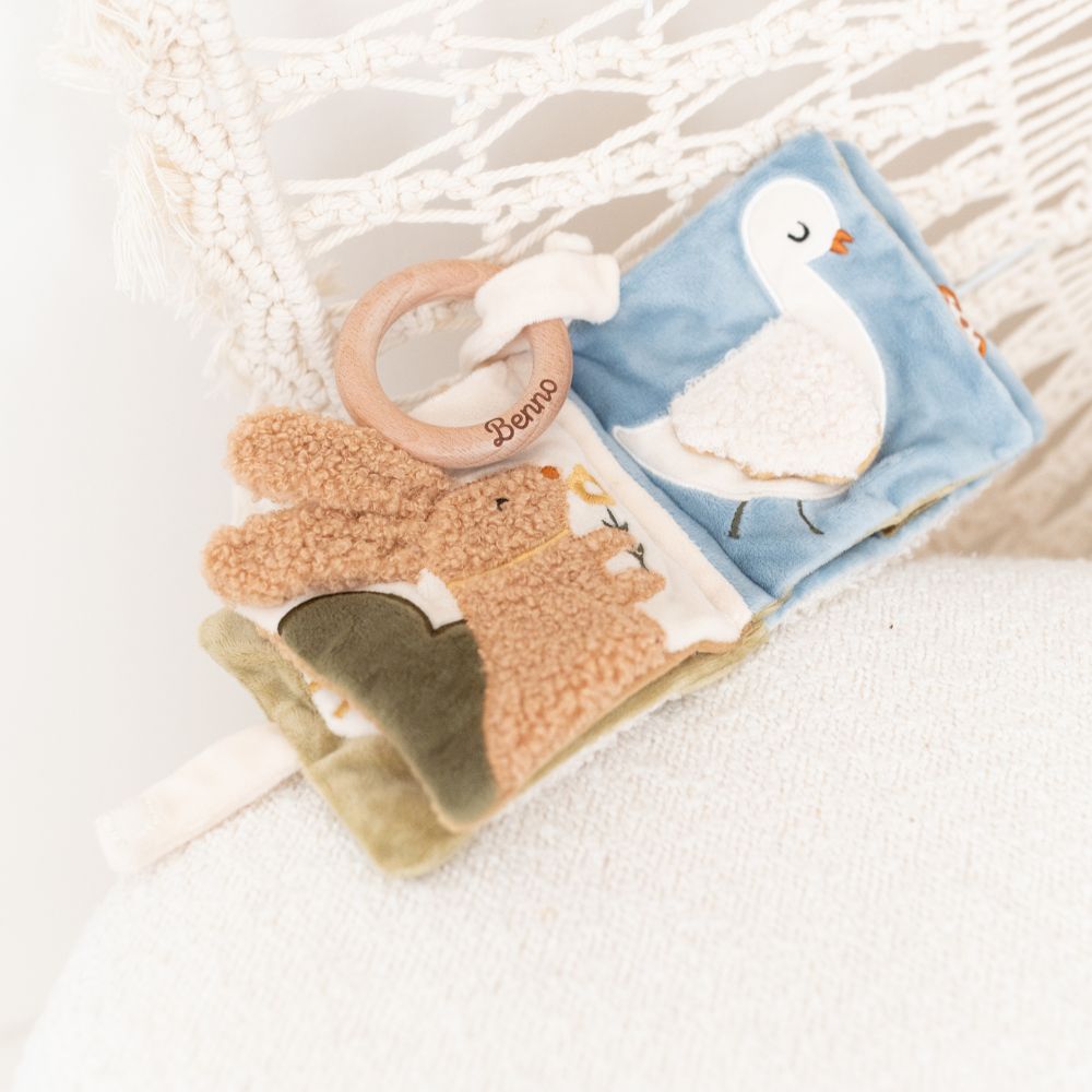 JOLLEIN Stoffbuch Hund personalisierbar - wunderwunsch