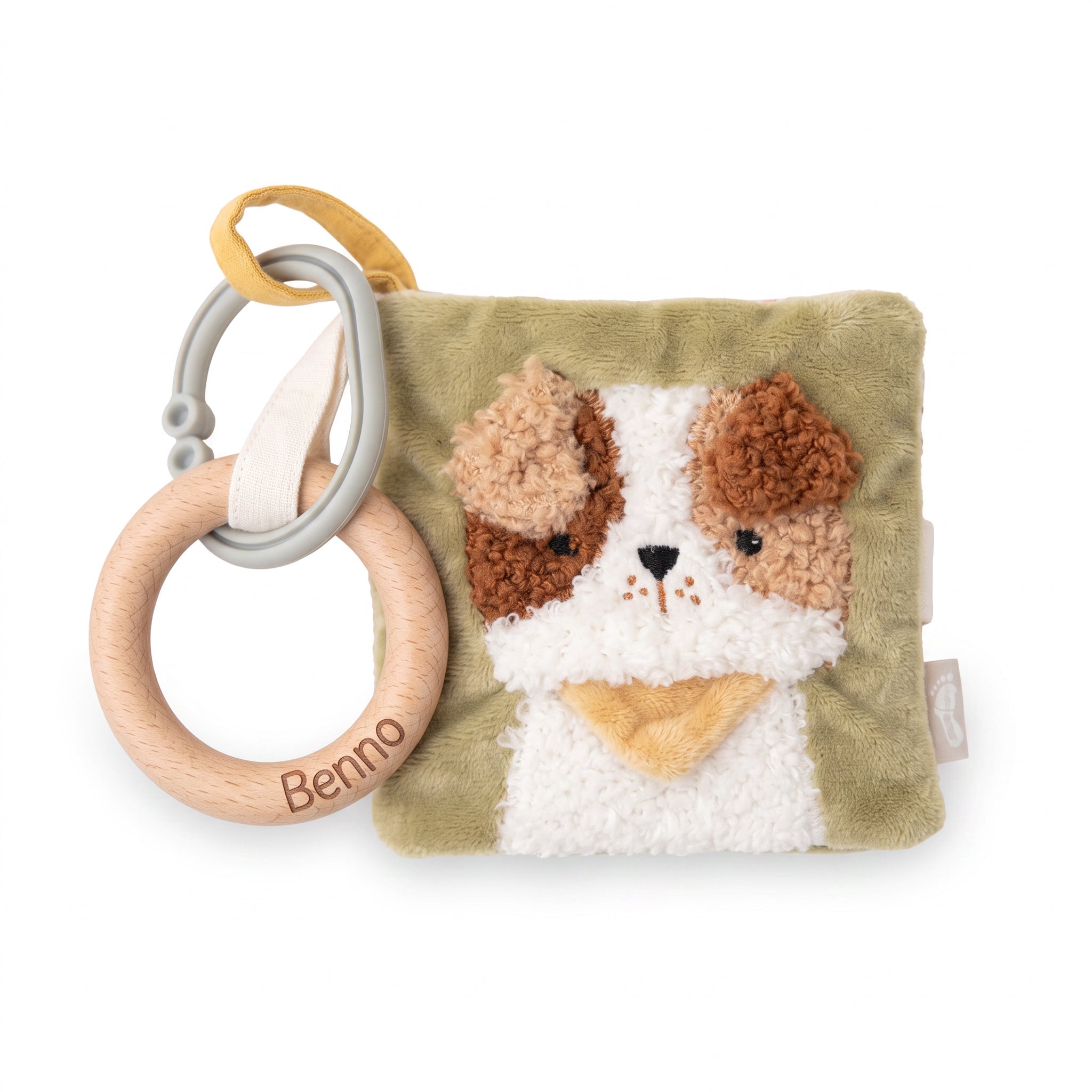 JOLLEIN Stoffbuch Hund personalisierbar - wunderwunsch