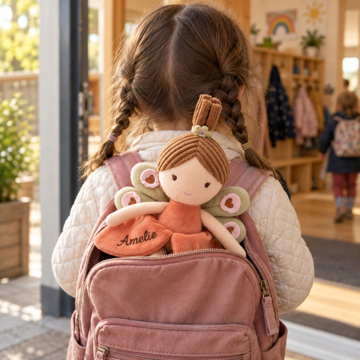 JOLLEIN Stoffpuppe Fee personalisiert - wunderwunsch