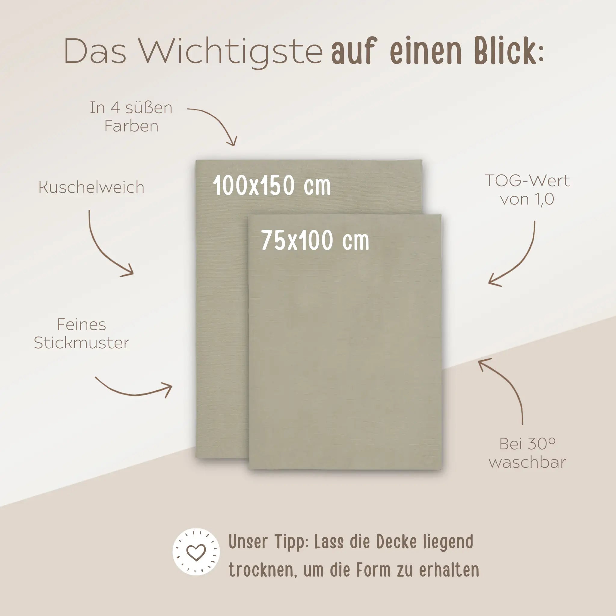 JOLLEIN Strickdecke personalisiert - Wunderwunsch - Tier - wunderwunsch