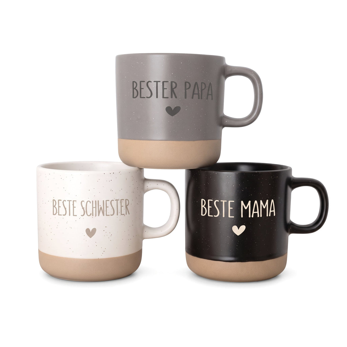 Keramikbecher Steingut