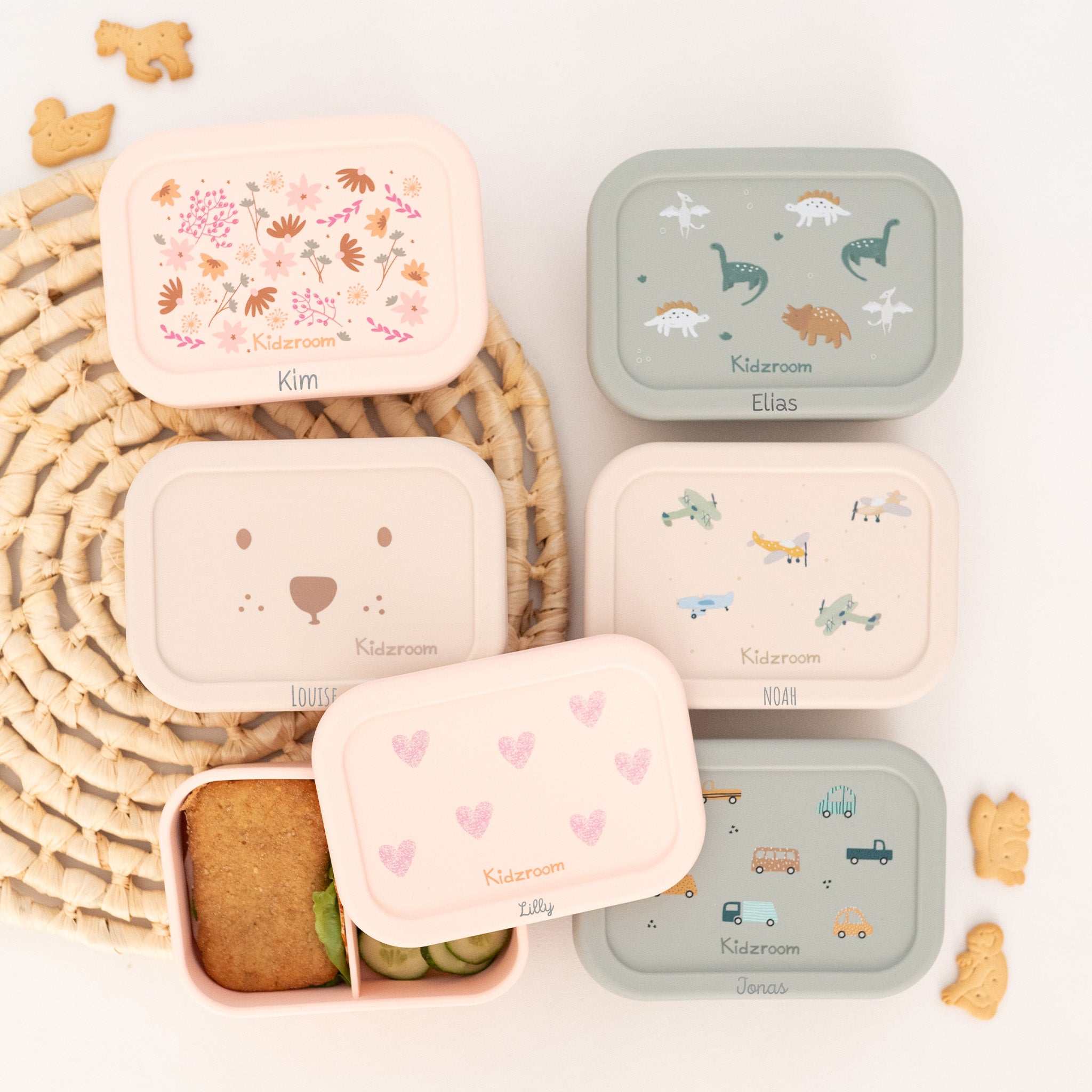 KIDZROOM Lunchbox "Lovely Lunch" personalisierbar - wunderwunsch