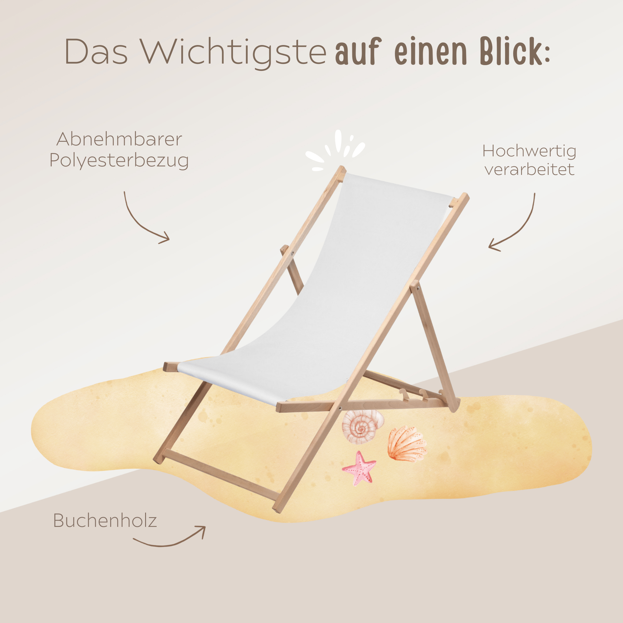 Kinder Liegestuhl personalisiert - wunderwunsch