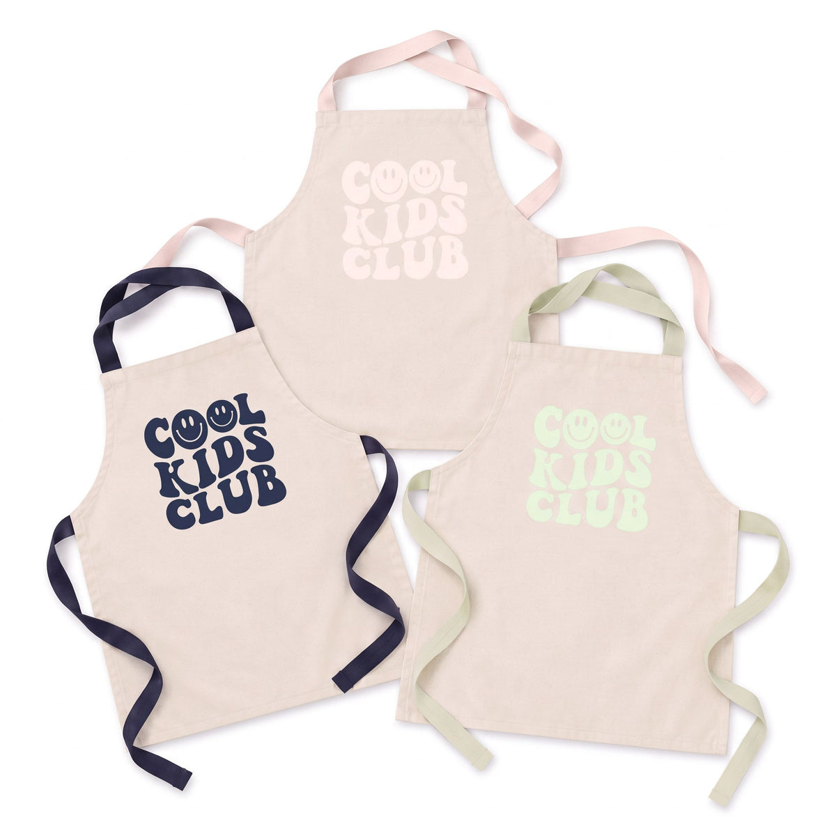 Kinder Schürze Pastell "Cool Kids Club" - wunderwunsch