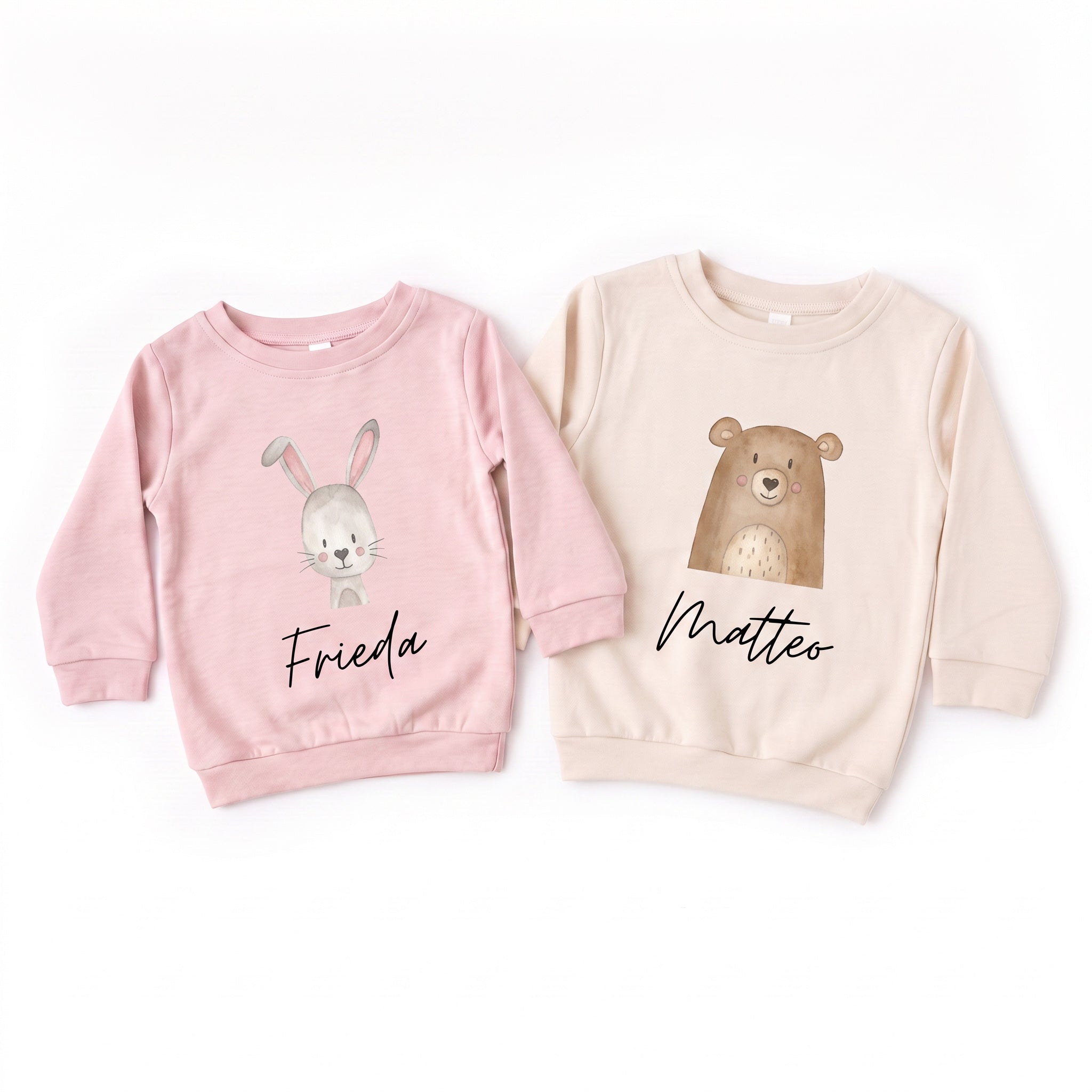 Kinder Sweatshirt "Tier" personalisiert - wunderwunsch