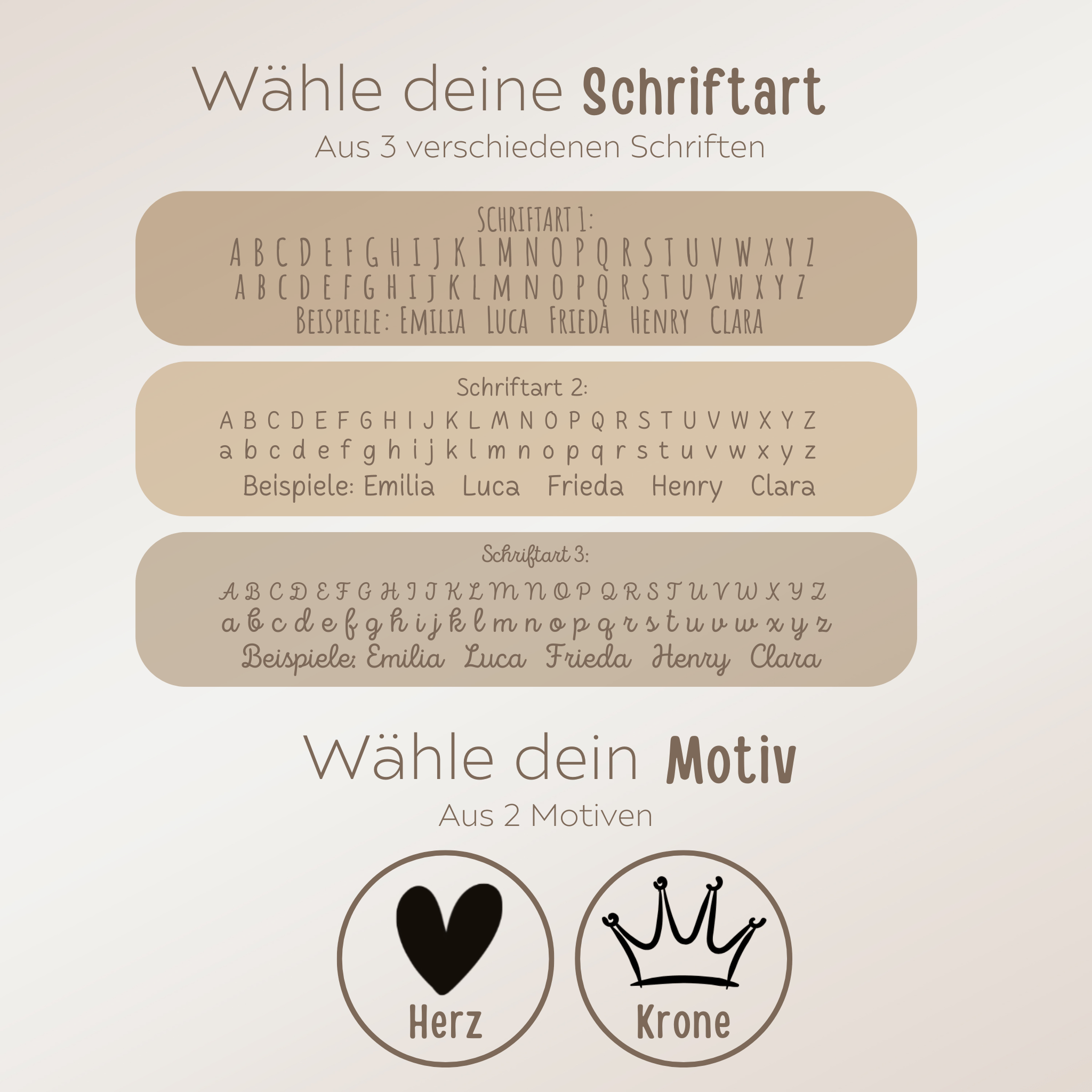 Kinderschürze personalisiert - Herz oder Krone - wunderwunsch