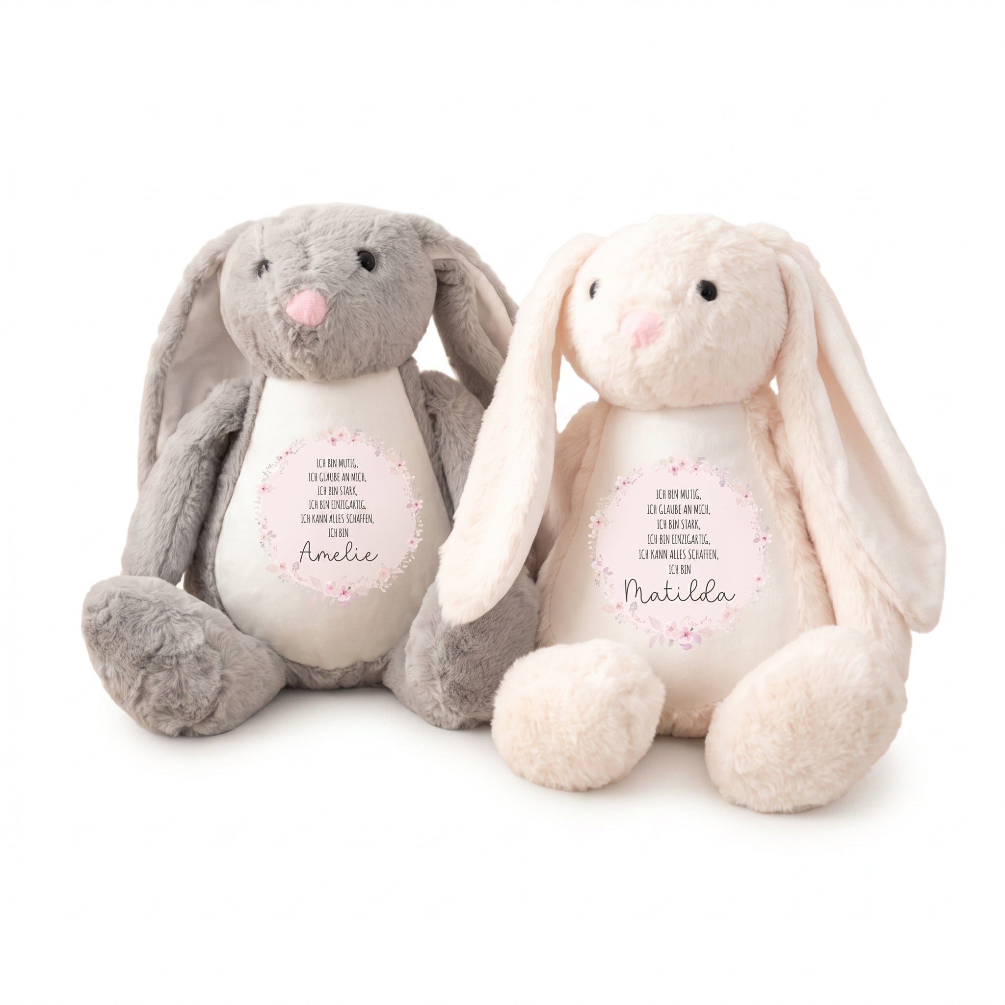 Kuscheltier Hase "Affirmationen" - wunderwunsch