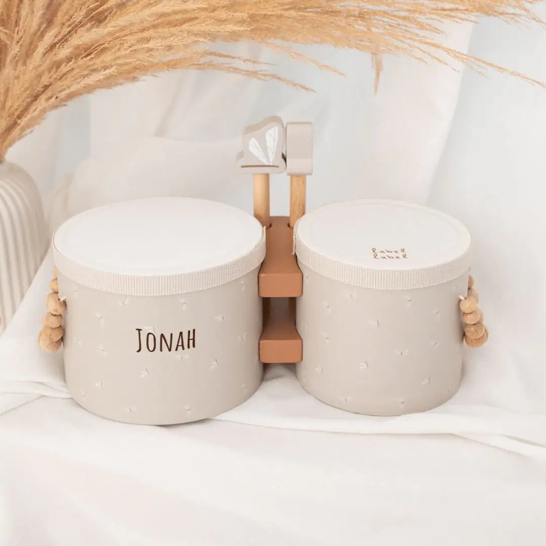 LABEL LABEL Bongo Trommeln personalisierbar - wunderwunsch