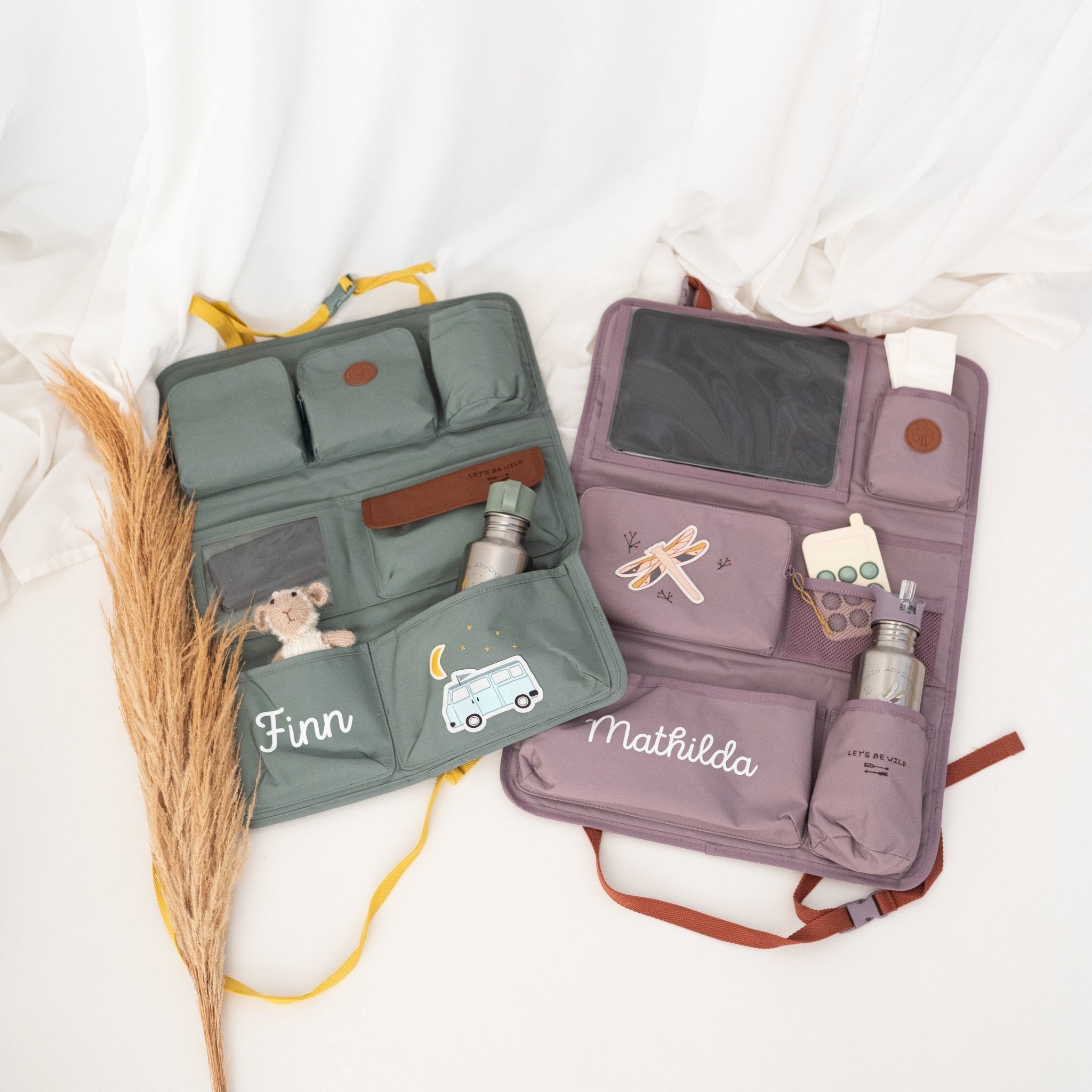 LÄSSIG Autotasche - Bus & Libelle - wunderwunsch