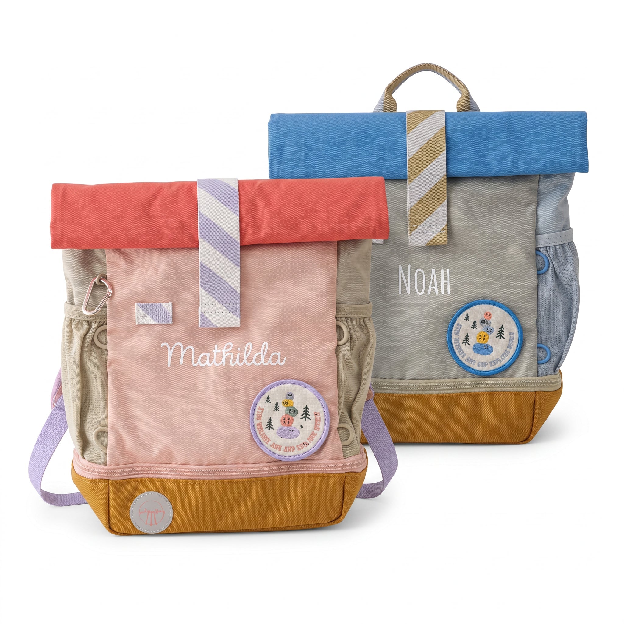 LÄSSIG Kindergartenrucksack Rolltop personalisierbar - wunderwunsch