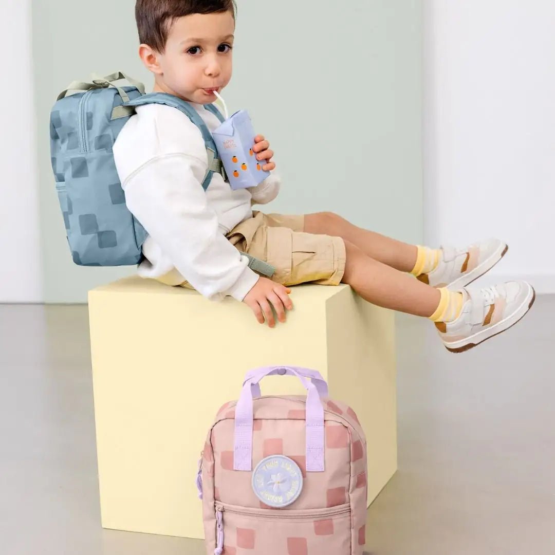 LÄSSIG Kindergartenrucksack Square "Pattern Party" personalisierbar - wunderwunsch