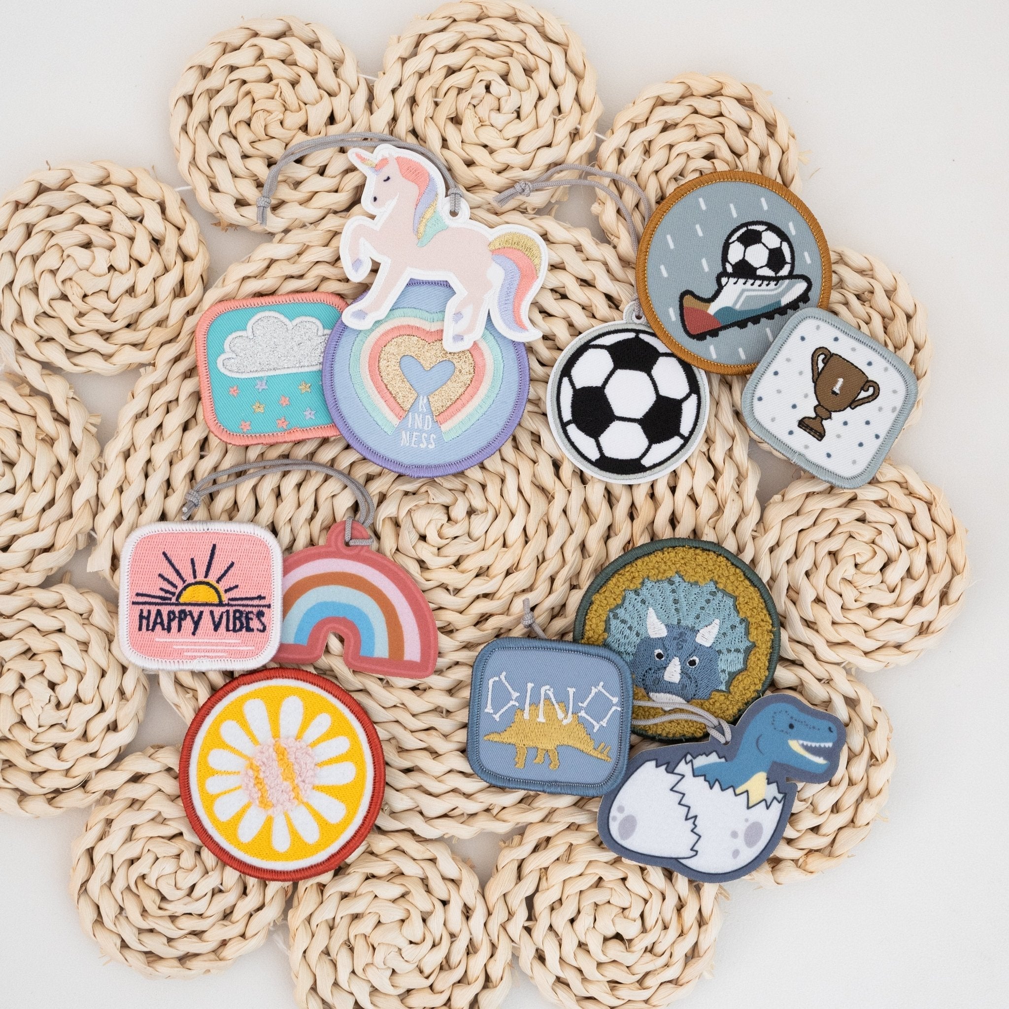 LÄSSIG Patches für Rucksäcke, Koffer & Kulturtaschen - wunderwunsch