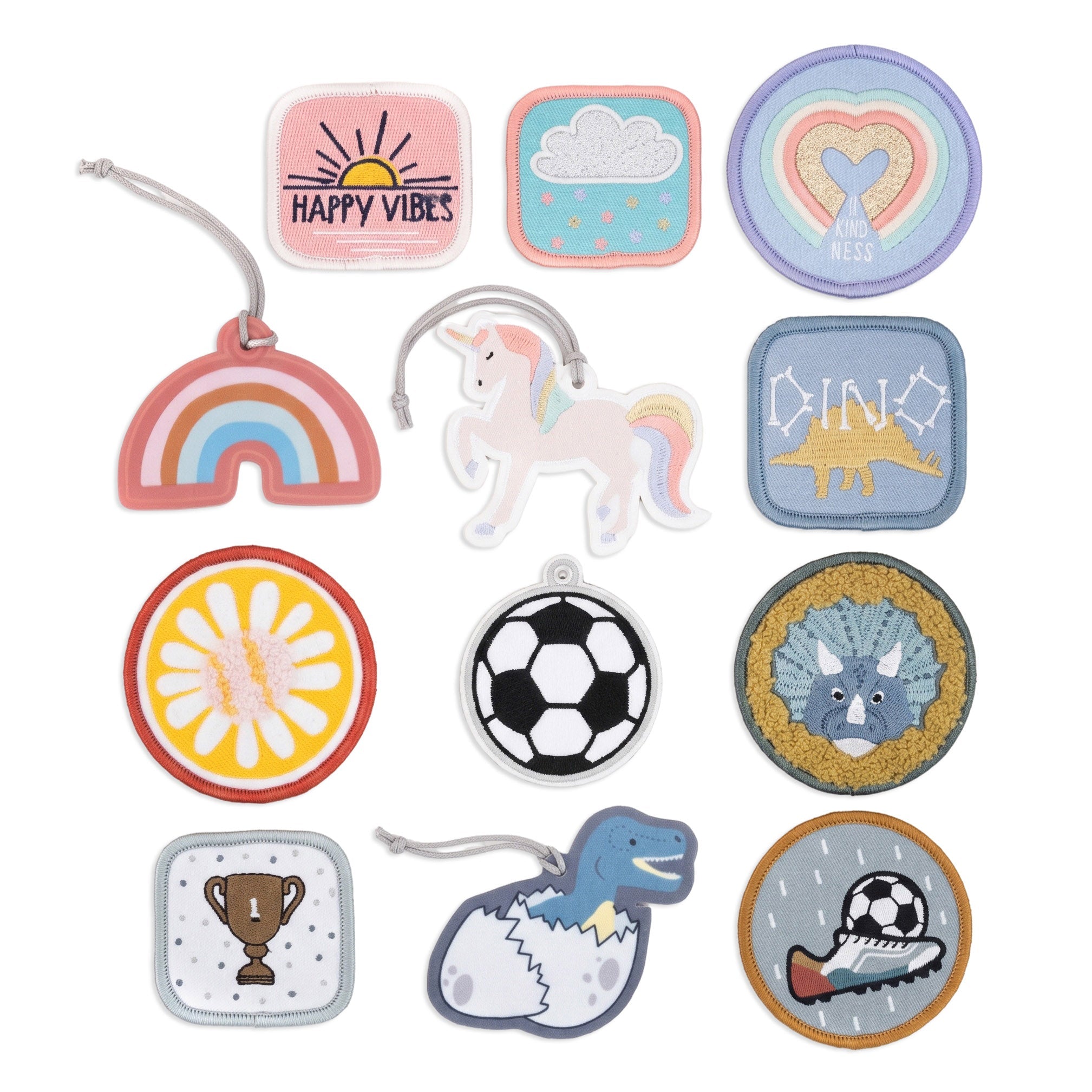 LÄSSIG Patches für Rucksäcke, Koffer & Kulturtaschen - wunderwunsch