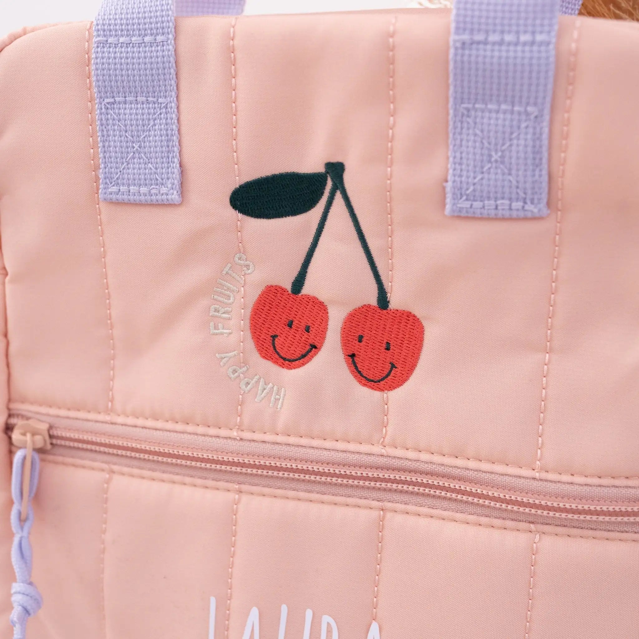 LÄSSIG Rucksack - Kirsche & Smile - wunderwunsch