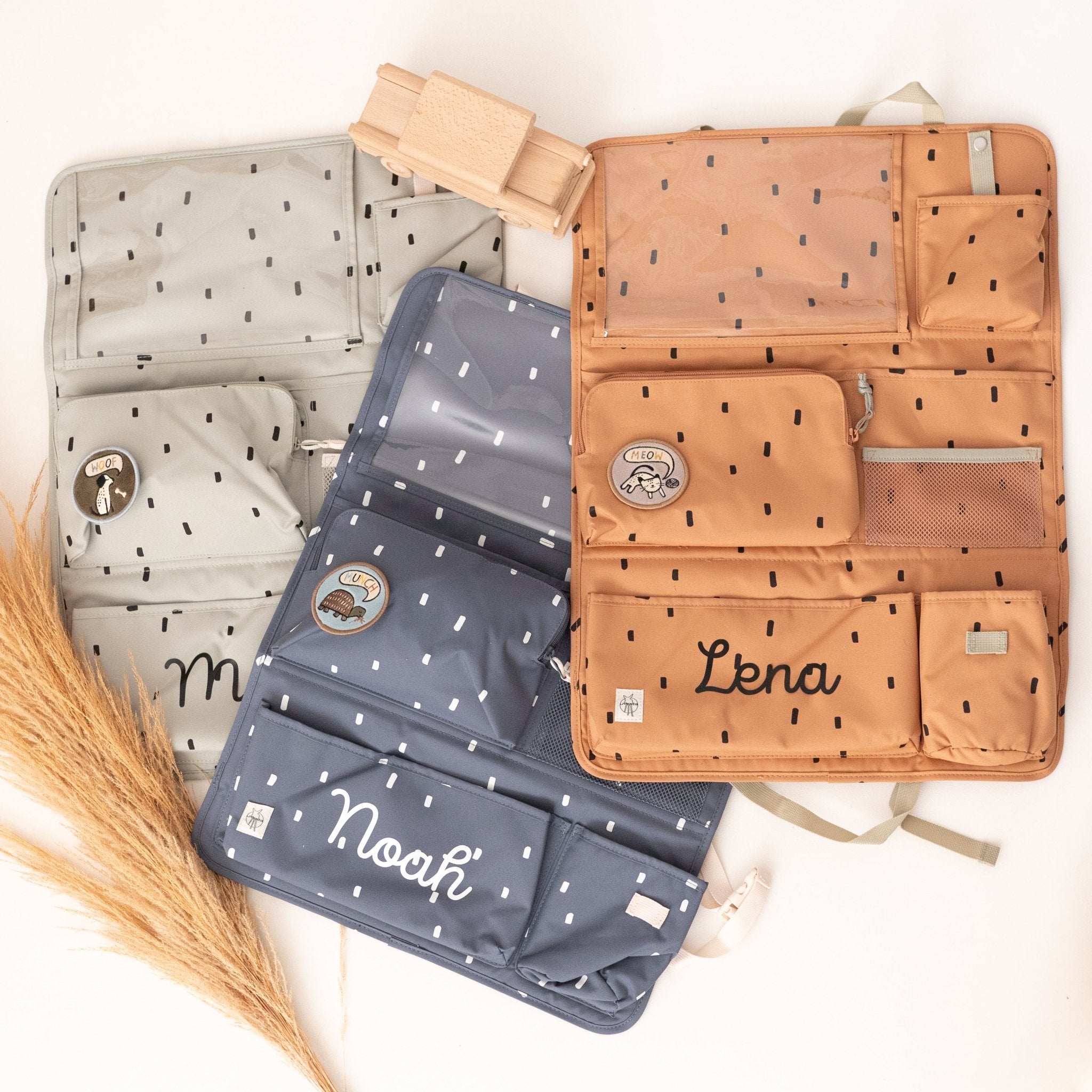 LÄSSIG Autotasche - Punkte - wunderwunsch