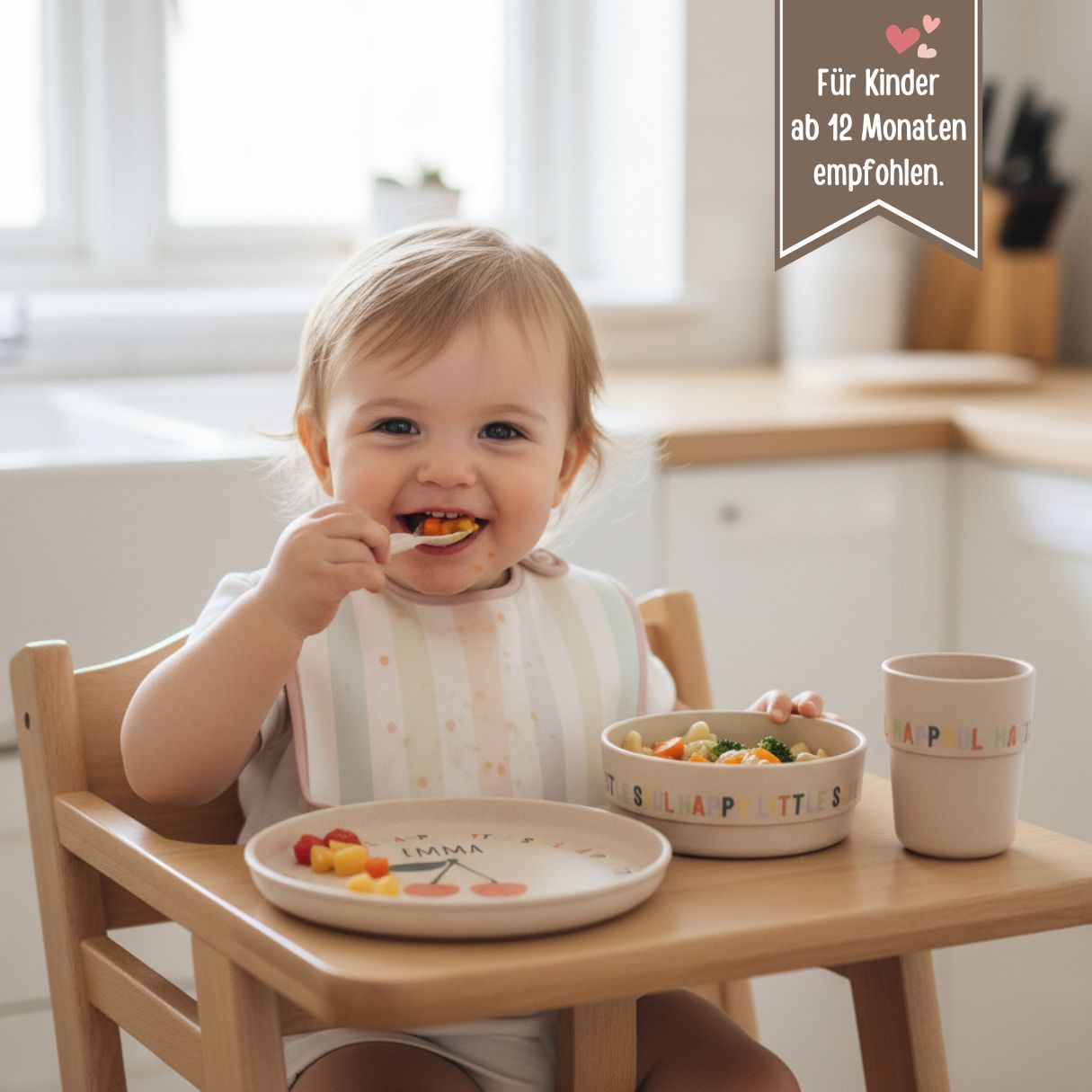 LÄSSIG Geschirr - Set "Kirsche" - wunderwunsch