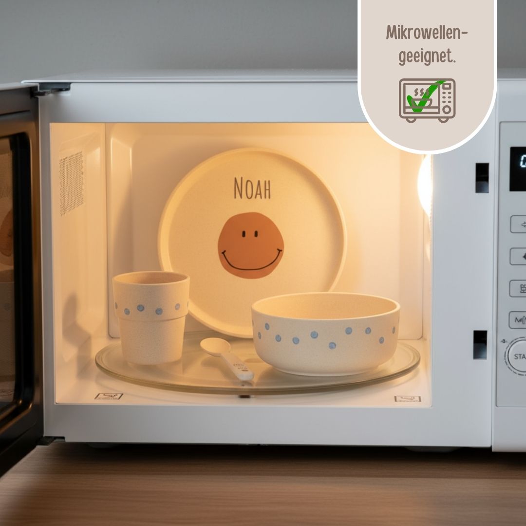 LÄSSIG Geschirr - Set "Smile" - wunderwunsch