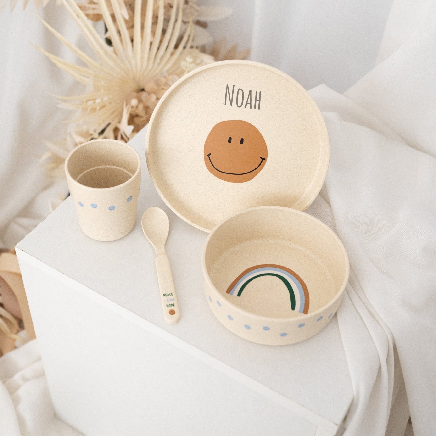 Lässig Geschirr - Set "Smile" - wunderwunsch