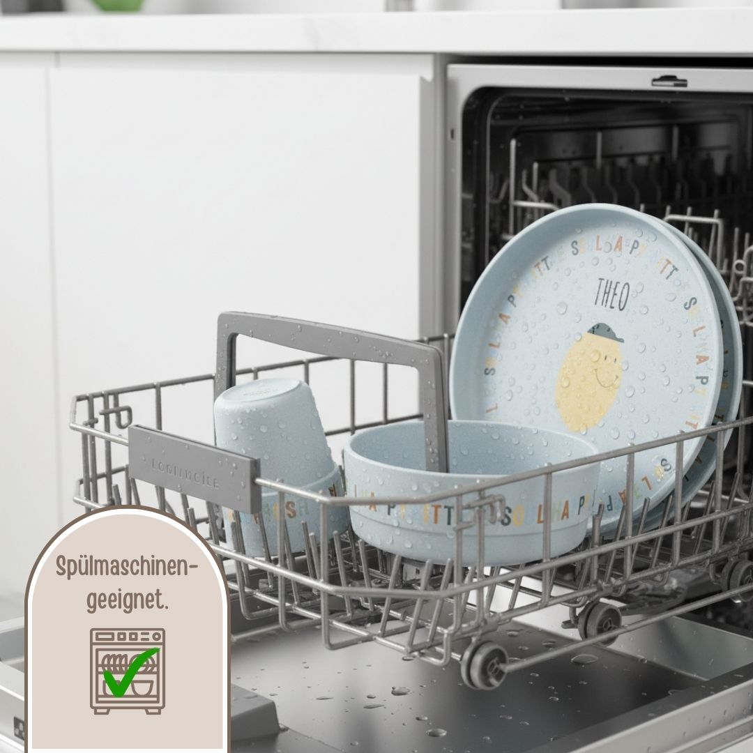 LÄSSIG Geschirr - Set "Zitrone" - wunderwunsch