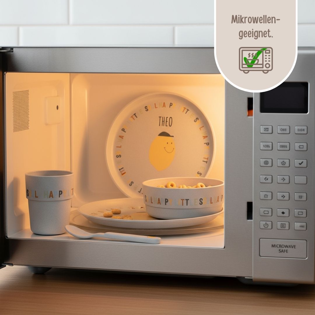 LÄSSIG Geschirr - Set "Zitrone" - wunderwunsch