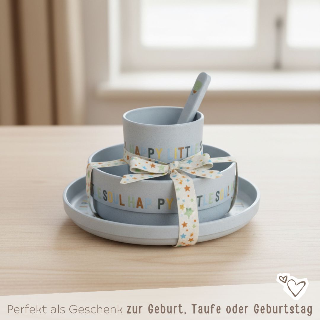 LÄSSIG Geschirr - Set "Zitrone" - wunderwunsch