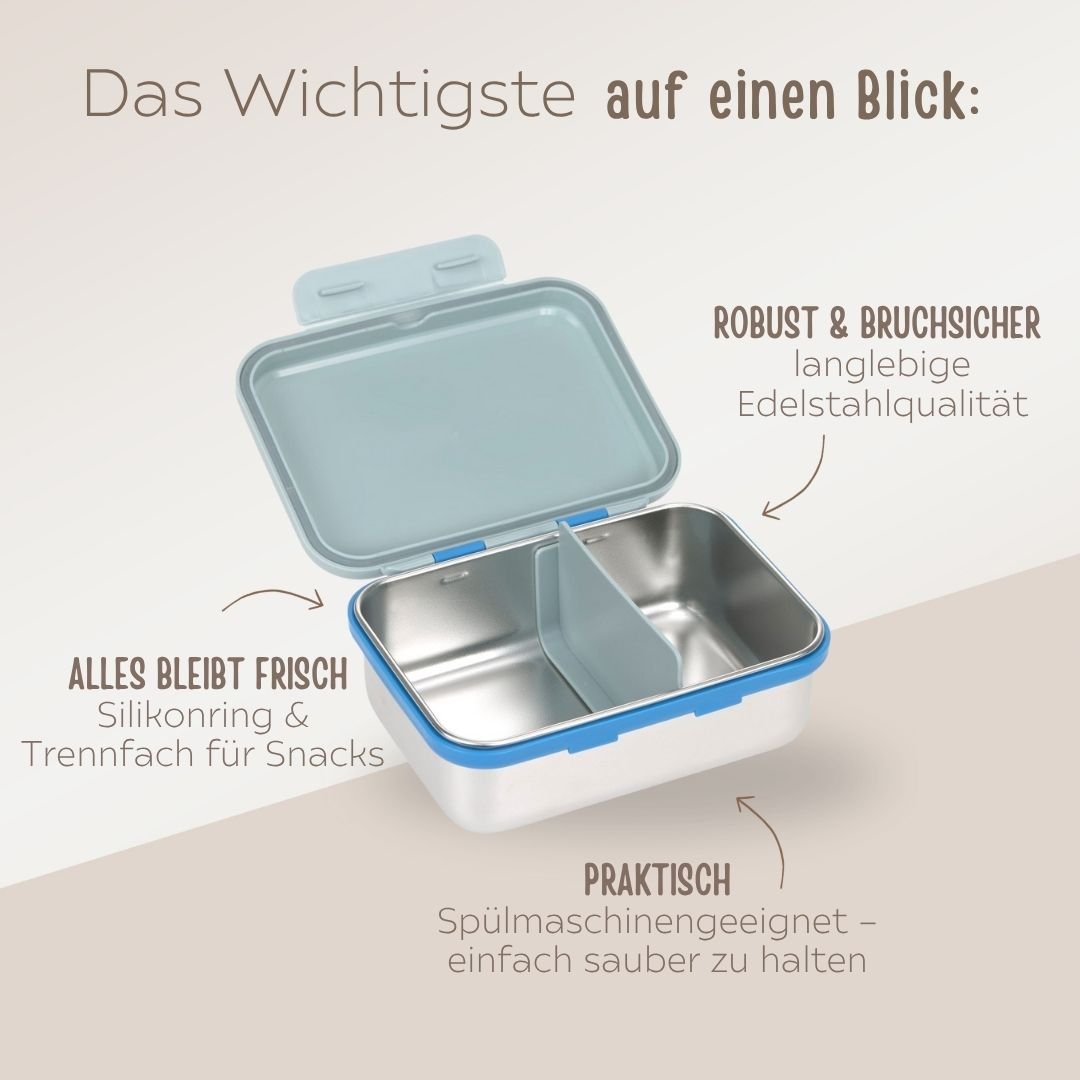LÄSSIG Kindergarten - Set "Sunny Explorer Grün" personalisierbar - wunderwunsch