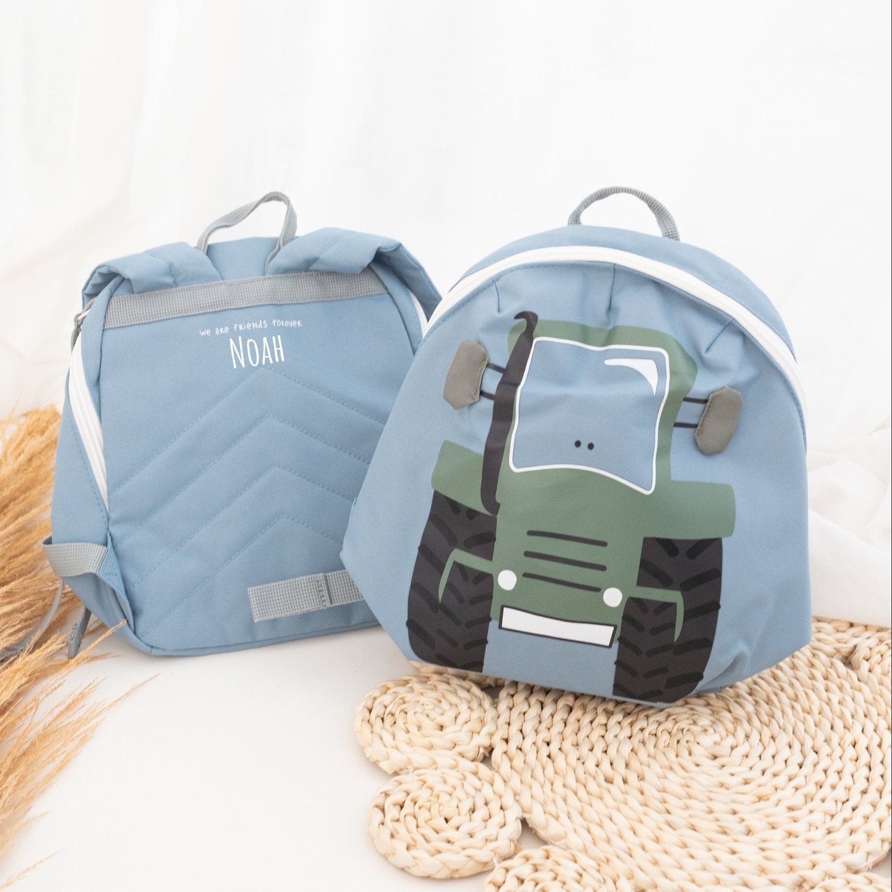 LÄSSIG Kindergartenrucksack personalisiert - Fahrzeuge - wunderwunsch