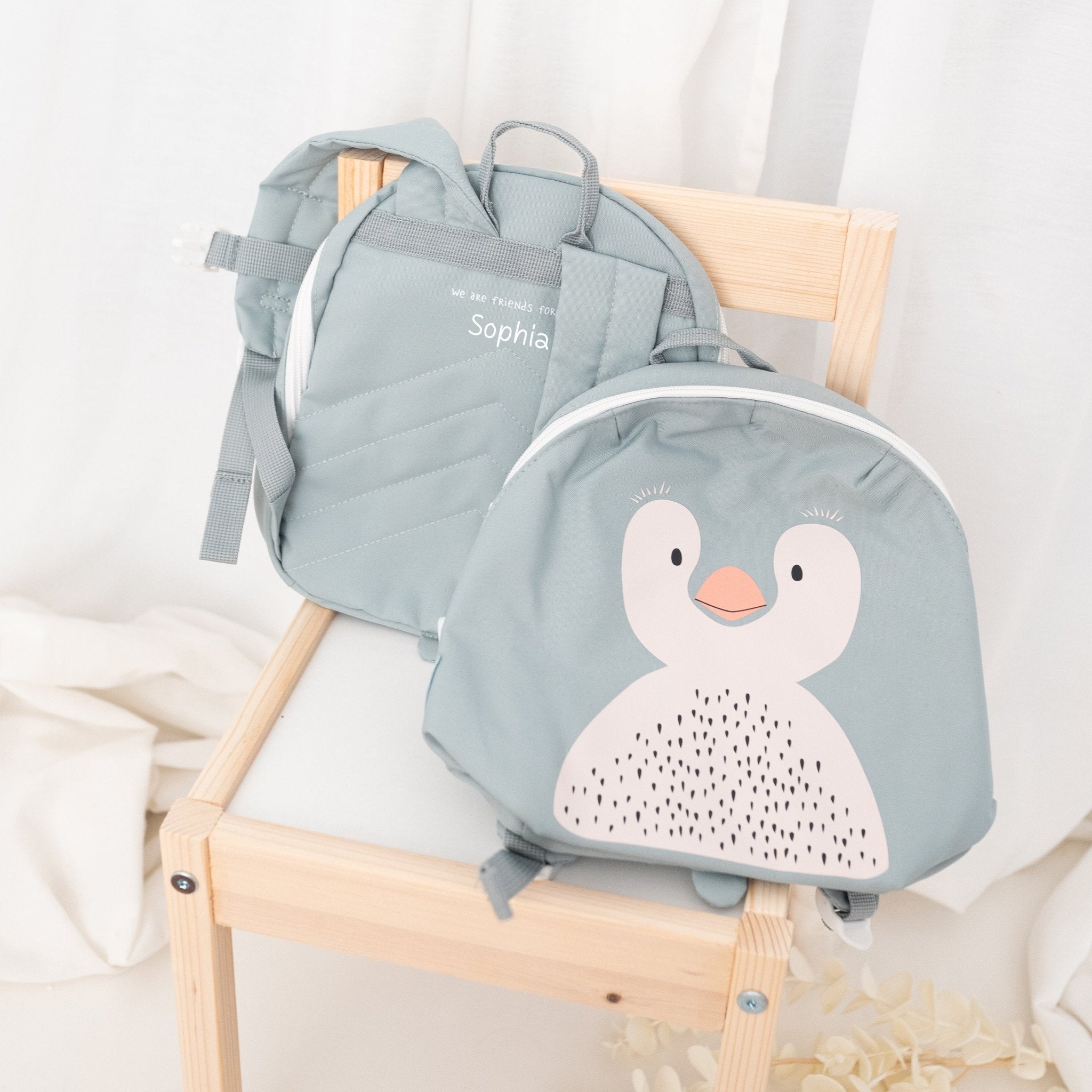 LÄSSIG Kindergartenrucksack personalisiert - Tiere - wunderwunsch