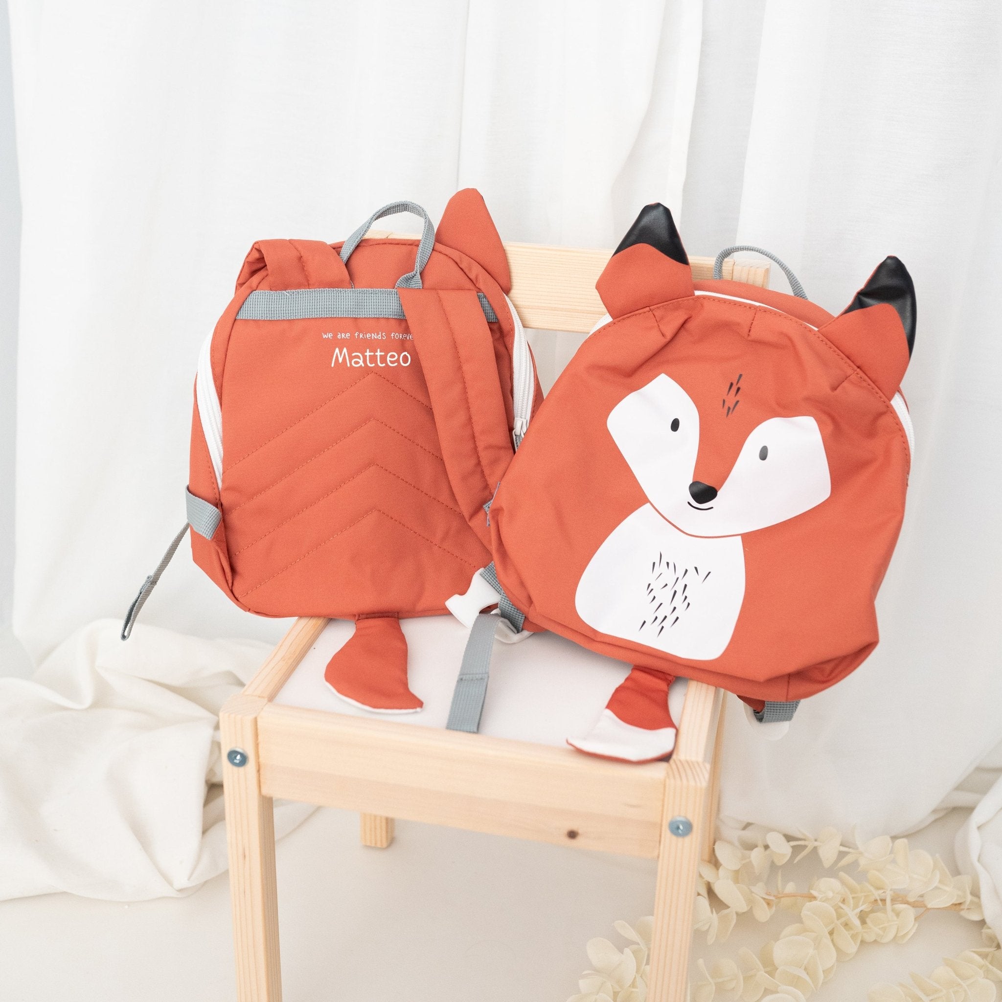 LÄSSIG Kindergartenrucksack personalisiert - Tiere - wunderwunsch