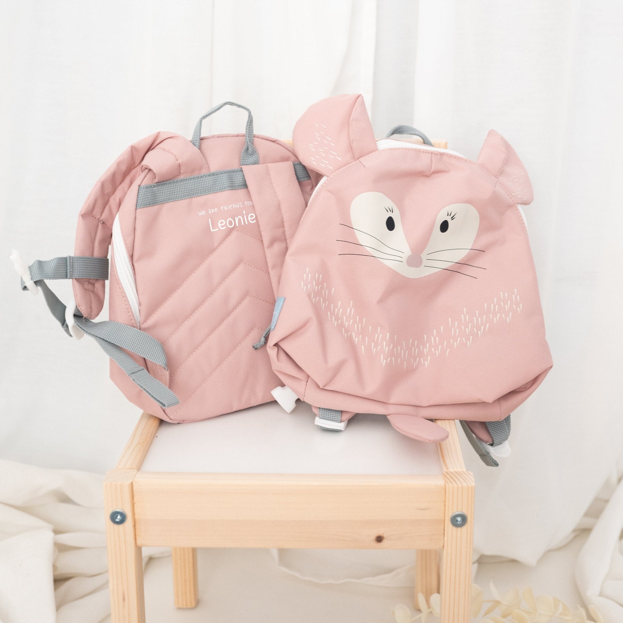 LÄSSIG Kindergartenrucksack personalisiert - Tiere - wunderwunsch
